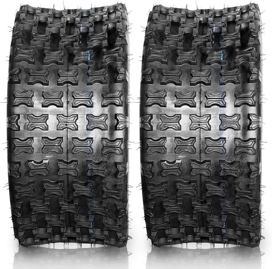 Pair of 2 ATV UTV 22x10-10 Sport Tires 22x10x10 All Terrain Tubeless Tires 6PR