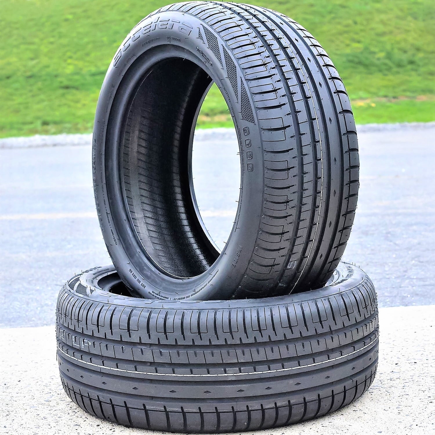 Pair of 2 (TWO) Accelera Phi-R 195/50R16 84V A/S Performance Tires Fits: 2015-16 Hyundai Accent Sport, 2017 Hyundai Accent Value Edition