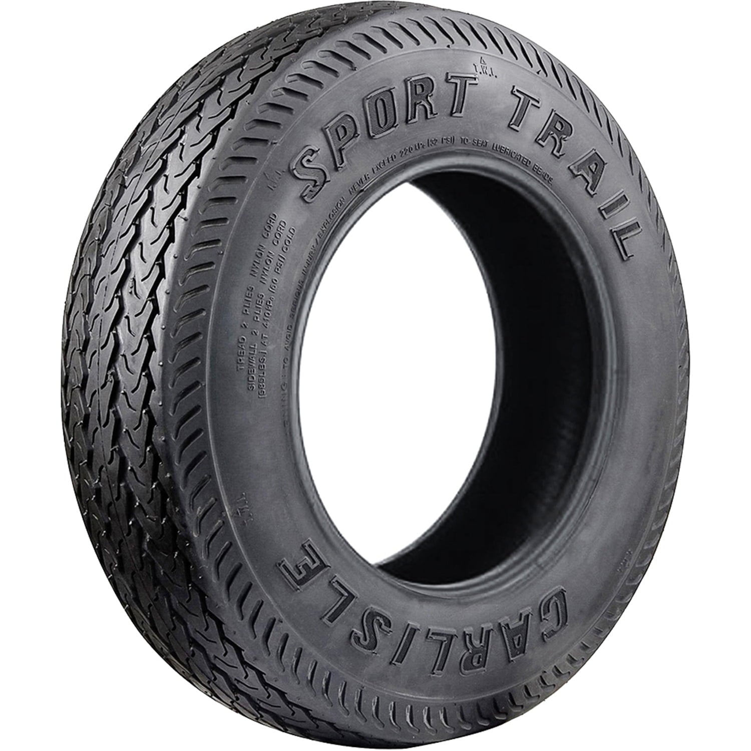 Pair of 2 (TWO) Carlisle (Carlstar) Sport Trail ST 5.7-8 Load B 4 Ply Trailer Tires