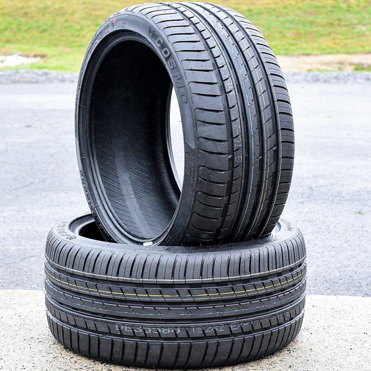 Pair of 2 (TWO) Cosmo MuchoMacho 215/40R18 ZR 89Y XL High Performance All Season Tires Fits: 2012 Honda Civic Si HFP, 2013 Hyundai Veloster Turbo