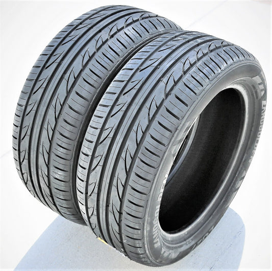 Pair of 2 (TWO) Landgolden LG27 225/40R18 ZR 92W XL A/S All Season Tires Fits: 2014-15 Honda Civic Si, 2013 Toyota Corolla LE