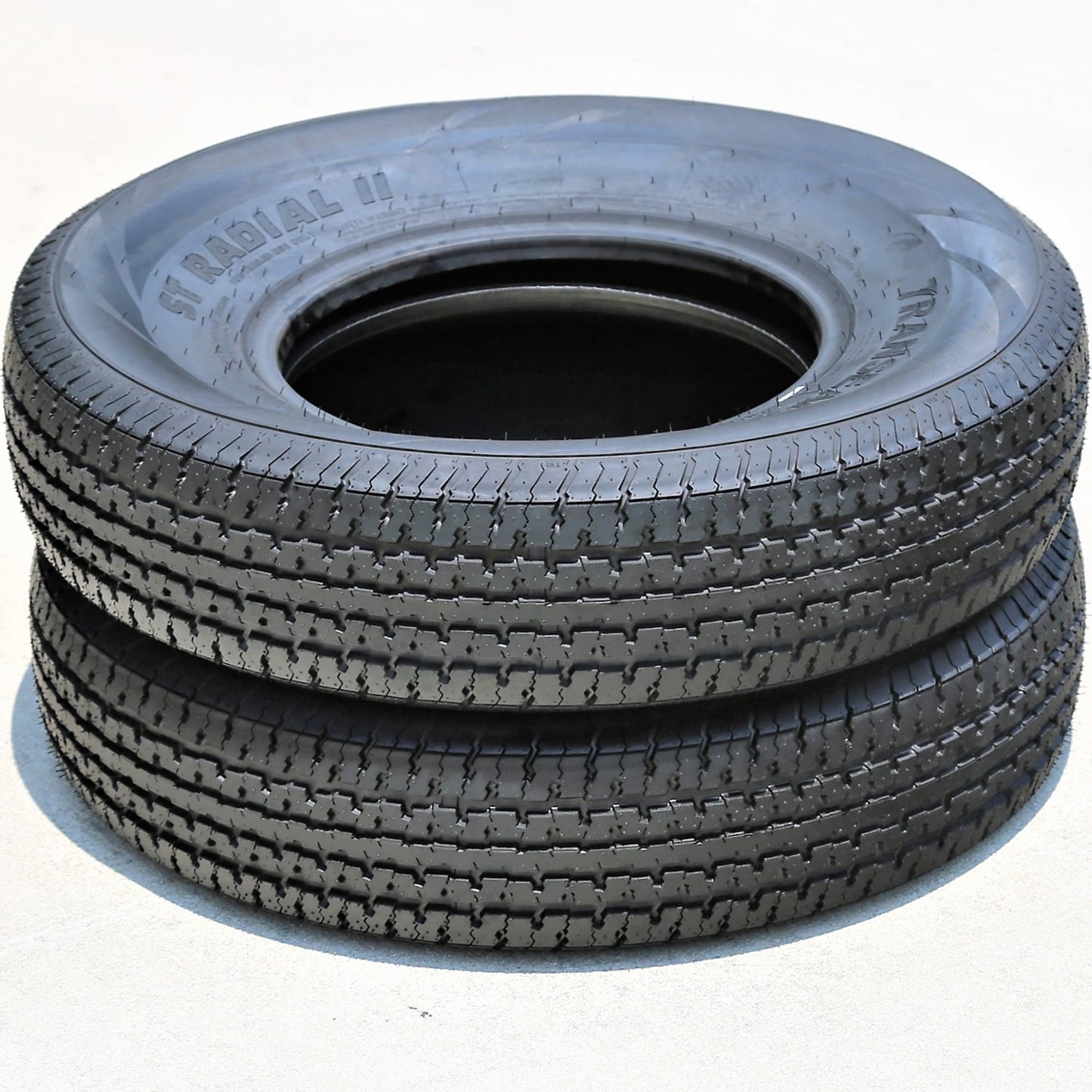 Pair of 2 Transeagle ST Radial II Steel Belted ST175/80R13 175/80R13 97/93L D 8 Ply Trailer Tires