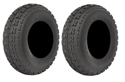 Pair of ITP Holeshot (2ply) ATV Tires Front 21x-7-10 (2)