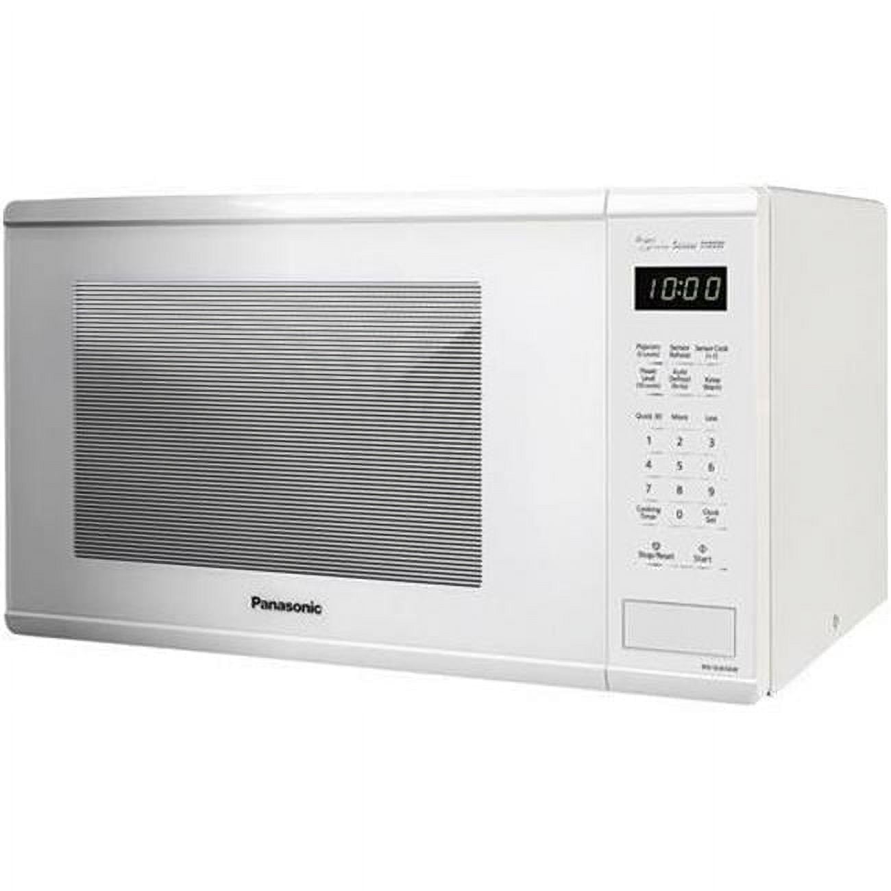 Panasonic 1.3 cu ft Countertop Microwave Oven in White