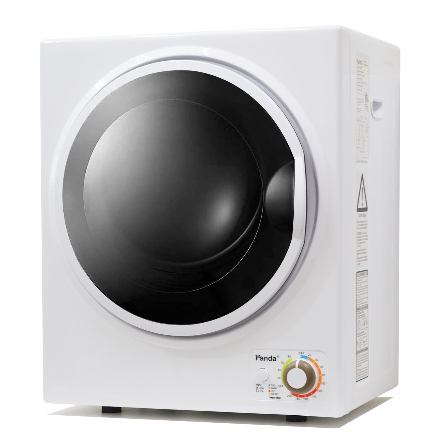 Panda Small Mini Compact Dryer 110V Stainless Steel Drum 1.50cu.ft