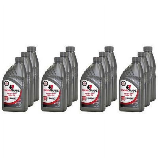 Penngrade Motor Oil 62716, Penngrade Syn Blend 5W20 Case 12 X 1 Quart 0