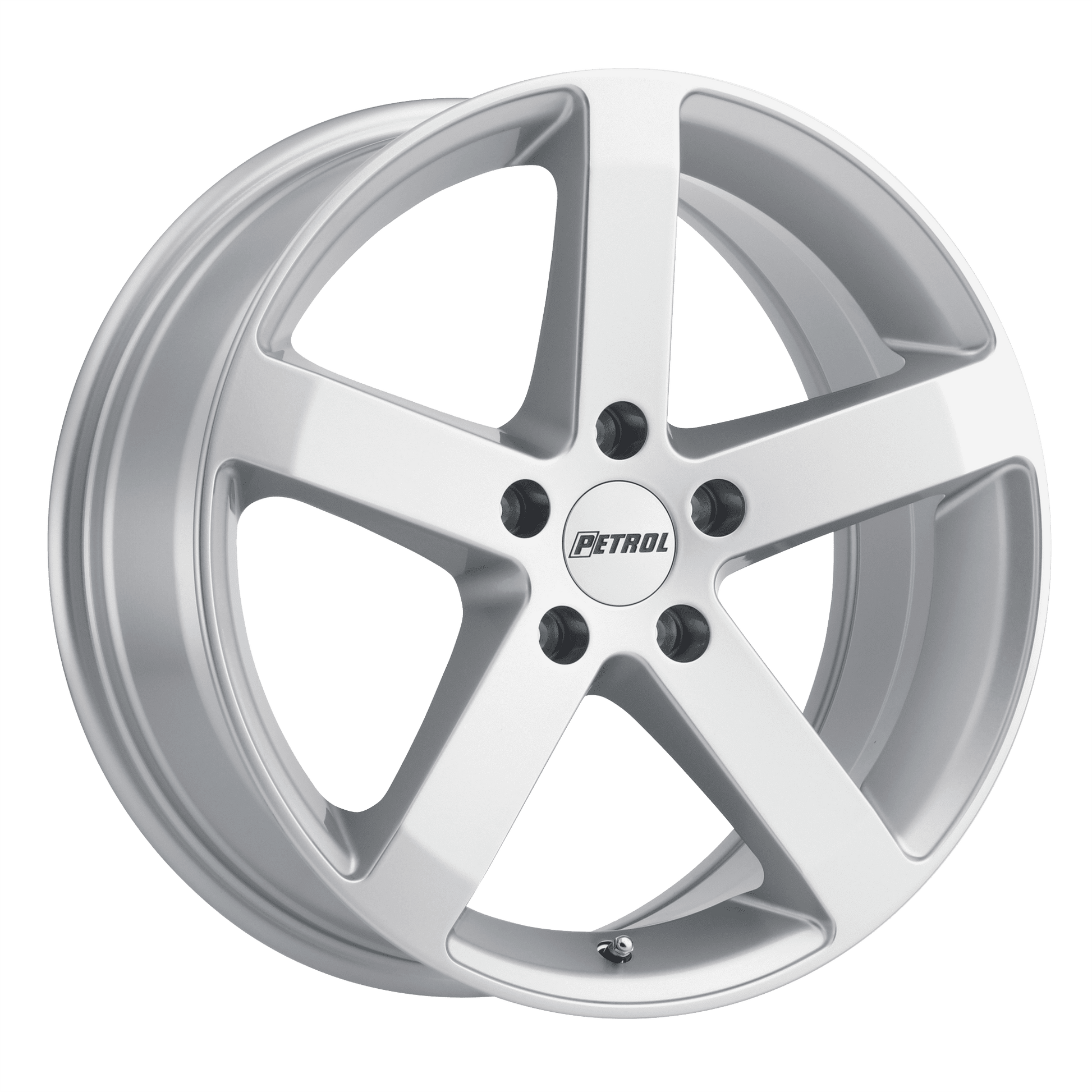 Petrol Aluminum Rim P3B 16X7in Gloss Silver Finish, 1670P3B385100S72