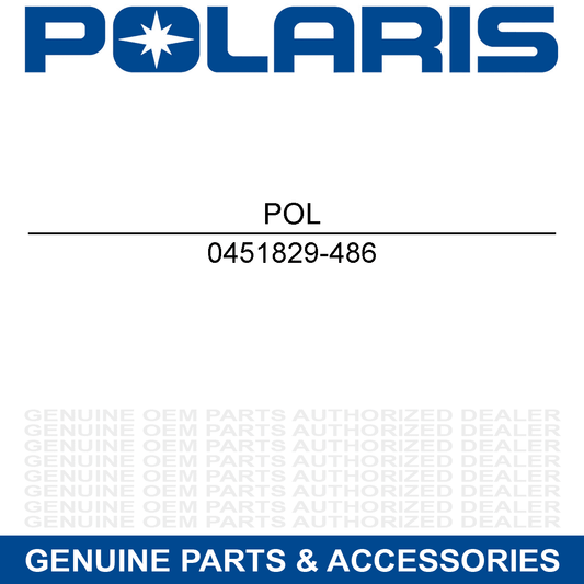 Polaris 0451829-486 WHEEL-RIM 7" SILVER