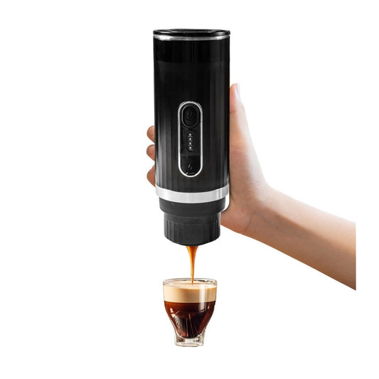 Portable Coffee Maker Wireless Heating Coffee Machine Compatible With Capsule & Ground Coffee 3 In 1 For Camping Travel ,Protable