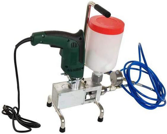 PreAsion High Pressure Injection Pump Grouting Applicator Machine Injection Pump Grouting Tool Caulk 110V