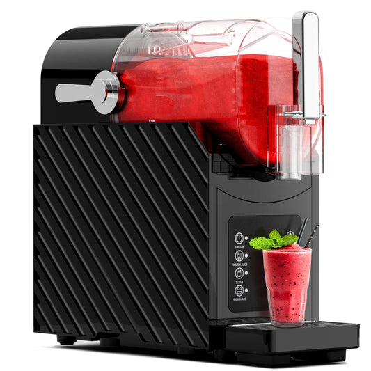 Auseo Slushie Maker for Home with 3 Preset Modes, Frozen Drink Machine for Milkshake, Slush, Alcoholic Beverages – 64oz Large Capacity, Auto Cooling, Self-Cleaning, No Ice Needed