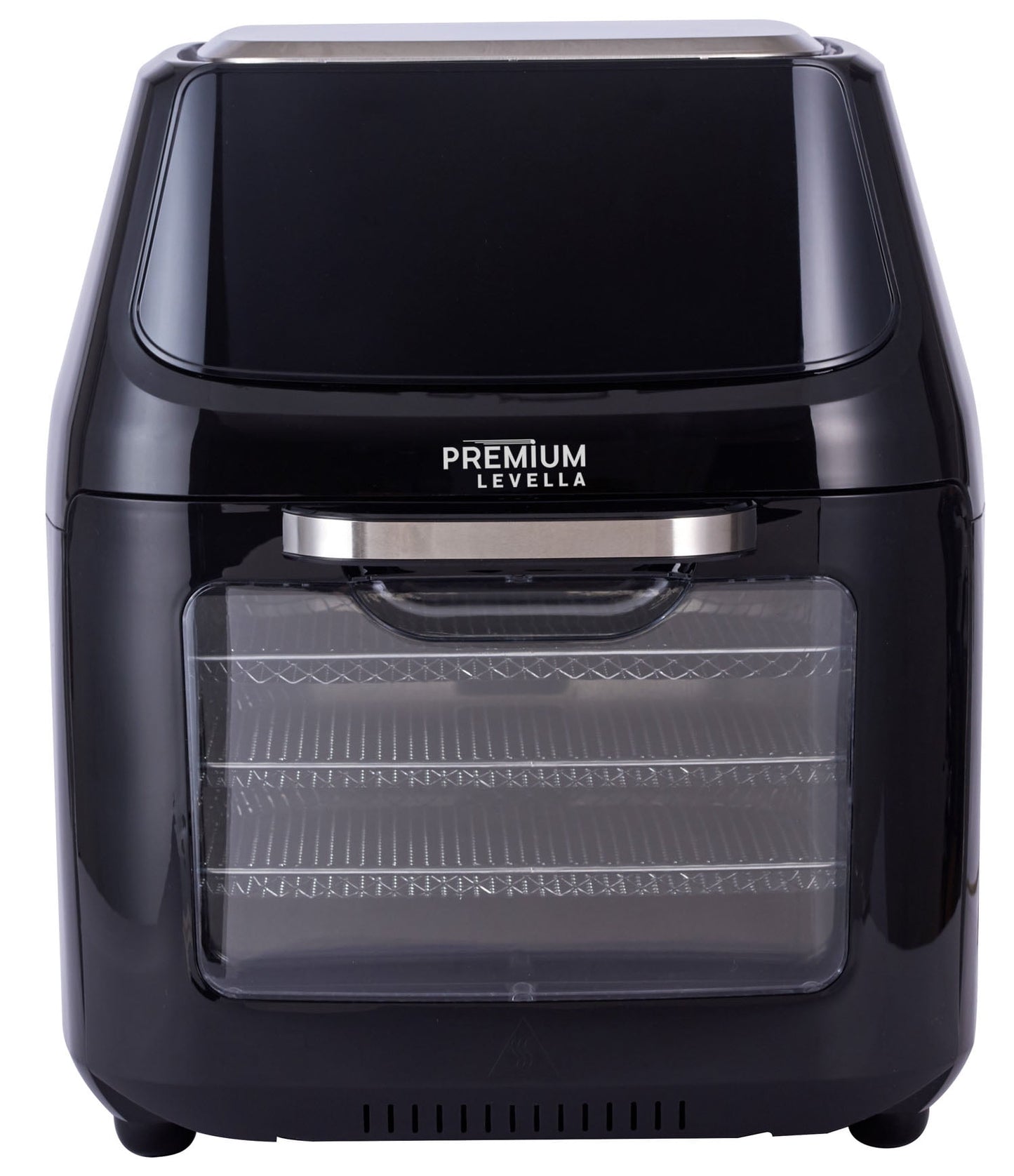 Premium Levella 16.9 Quart Digital Air Fryer in Black with 10 Cooking Presets and Rotisserie Function