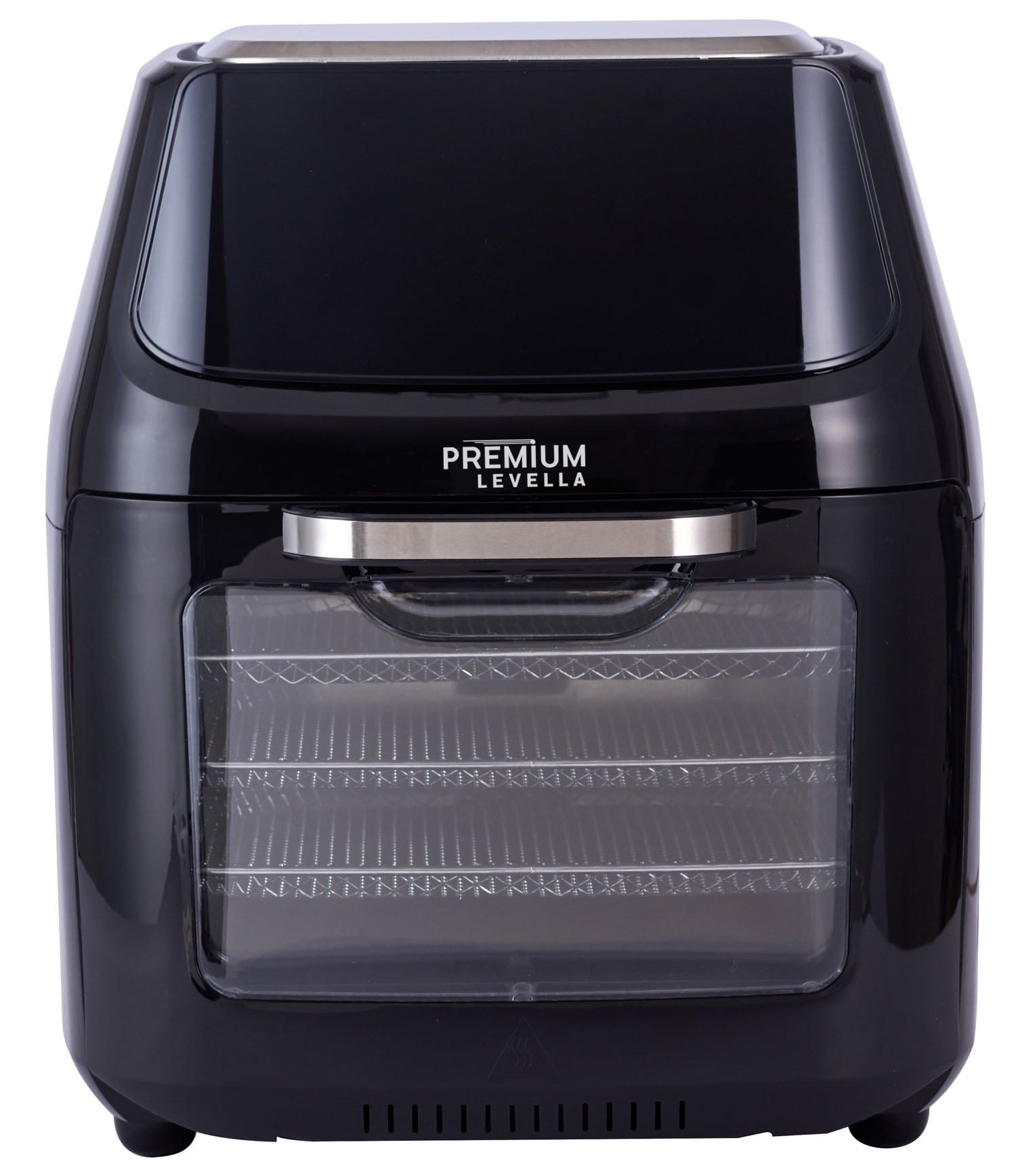 Premium Levella 16.9 Quart Digital Air Fryer in Black with 10 Cooking Presets and Rotisserie Function