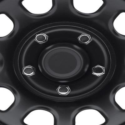 Pro Comp 51 Series Rock Crawler, 15x10 Wheel with 5 on 5.5 Bolt Pattern - Flat Black - 51-5185F