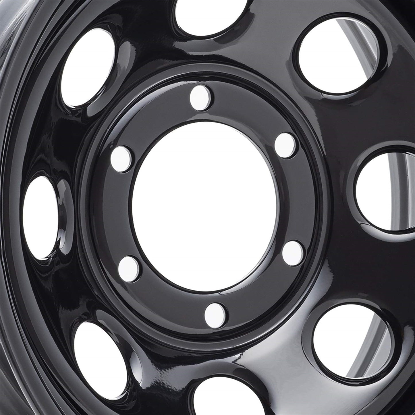 Pro Comp Rock Crawler Steel 16" Wheel 6 on 5.5 inch 8 Lug, Gloss Black