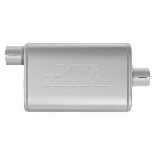 Pypes Performance Exhaust MVT13, Turbo Pro Muffler 2.5In Offset In/Center O