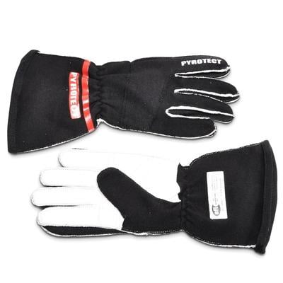 Pyrotect GP200320, Glove Pro 2 Layer Black Medium Sfi-5 Performance Racing
