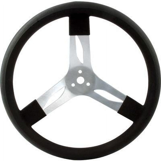 Quickcar Racing Products 68-001, 15In Steering Wheel Alum Black Performance