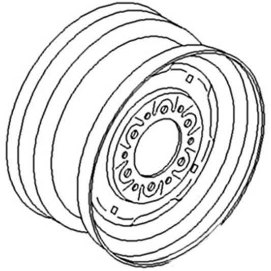 RAParts 481345R1 New Universal Products Tractor 6" x 14" Front Wheel Rim