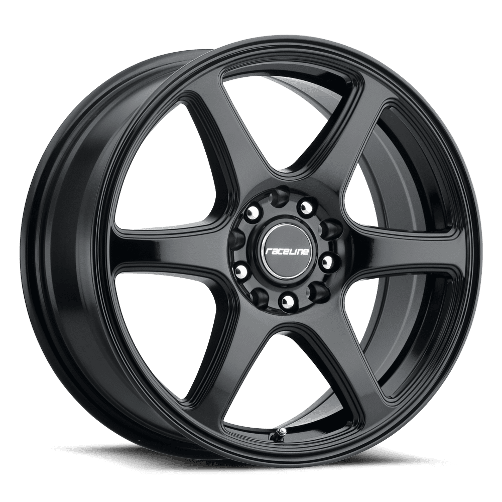 Raceline 146B-MATRIX 14" Cast Aluminum Wheel, MATRIX GLOSS BLACK 14X5.5 4X100/4X114.3 +35mm