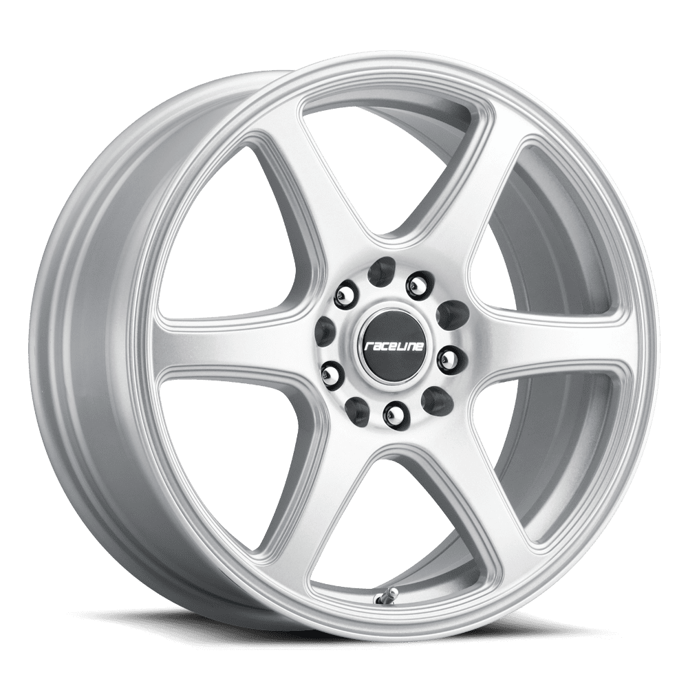 Raceline 146S-MATRIX 14" Cast Aluminum Wheel, MATRIX SILVER 14X5.5 4X100/4X114.3 +35mm