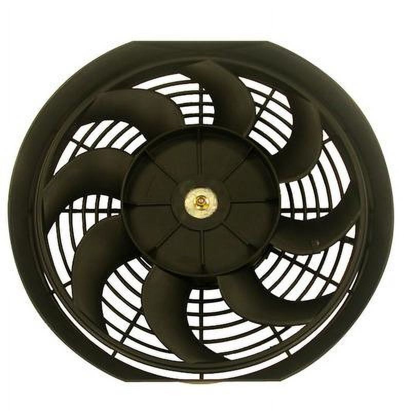 Racing Power Co-Packaged R1012, 12In Universal Cooling Fan W/Curved Blades