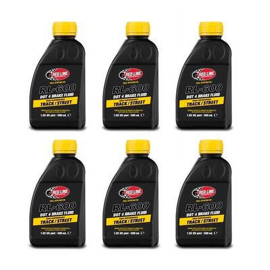 Redline Oil 90404, Rl600 Brake Fluid High Performance Case 6X500Ml 0