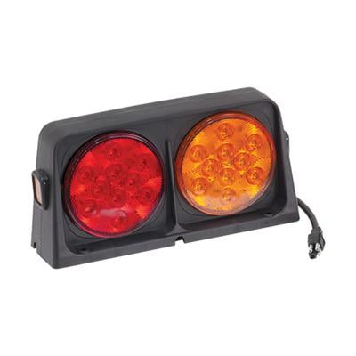Reese 54209-022, Dual Ag Led Light W/Red/ Amber W/Brake Light Func 0