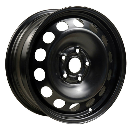 Remanufactured Painted Black Steel Wheel 16 x 6.5 1K0601027A03C fits 2006-2007 Volkswagen Golf