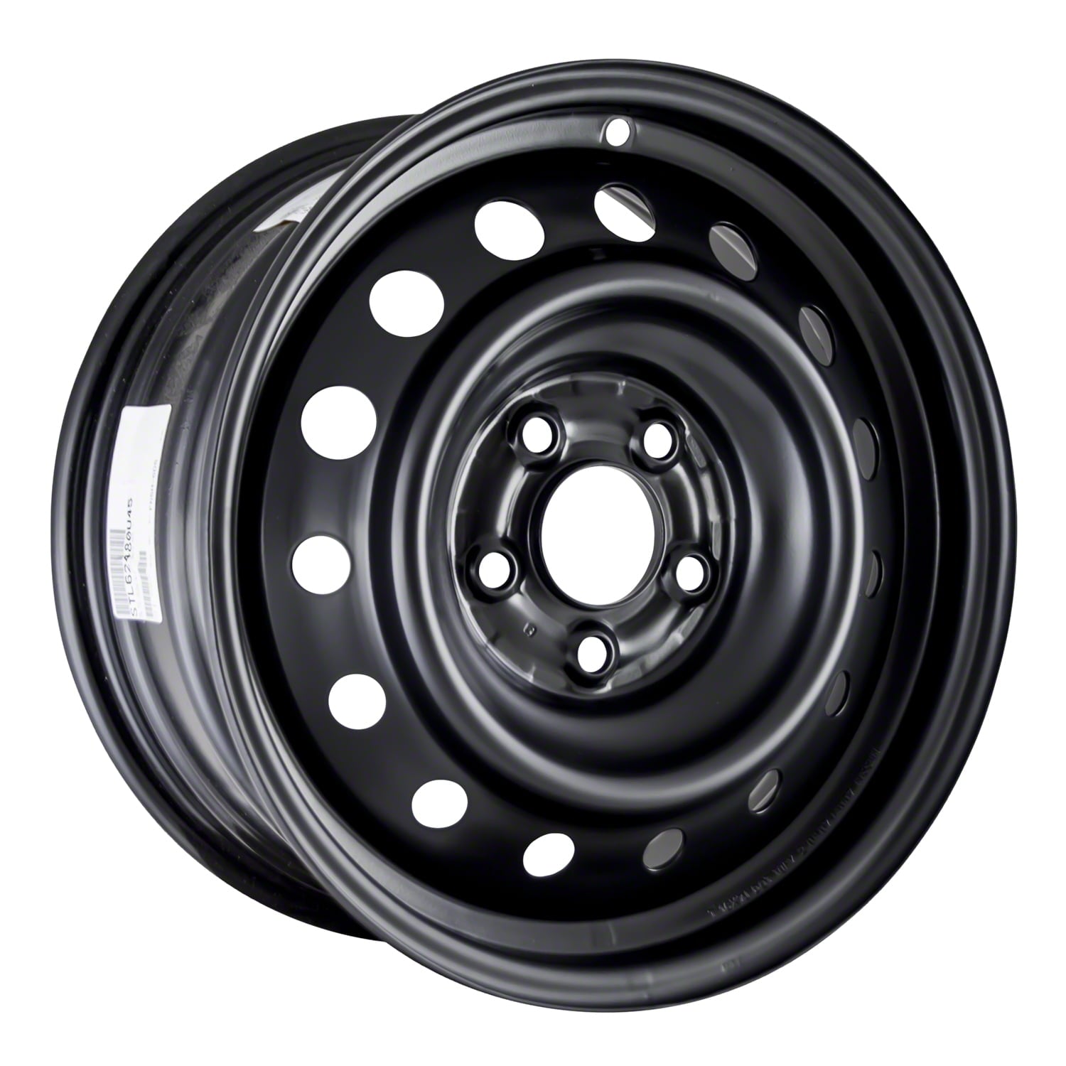 Remanufactured Painted Black Steel Wheel 16 x 7 40300JA007 fits 2007-2013 Nissan Altima