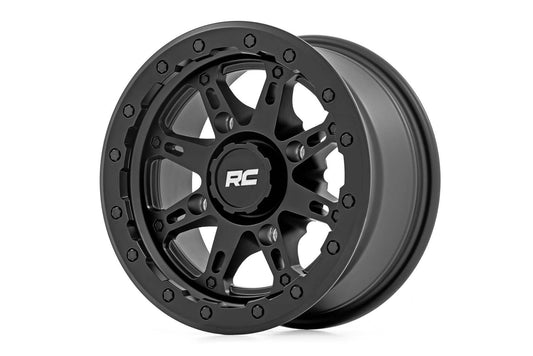 Rough Country 94 Series Matte Black UTV Wheel | 14x7 | 4x156 | +10mm - 94140730
