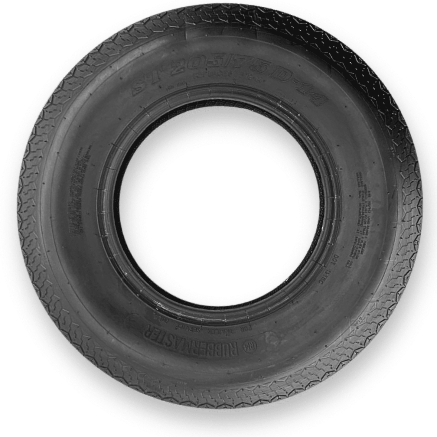 RubberMaster F78-14 (ST205/75D14) Highway Rib 6 Ply Tubeless