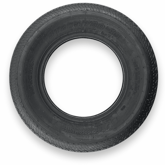 RubberMaster F78-15 (ST205/75D15) Highway Rib 6 Ply Tubeless