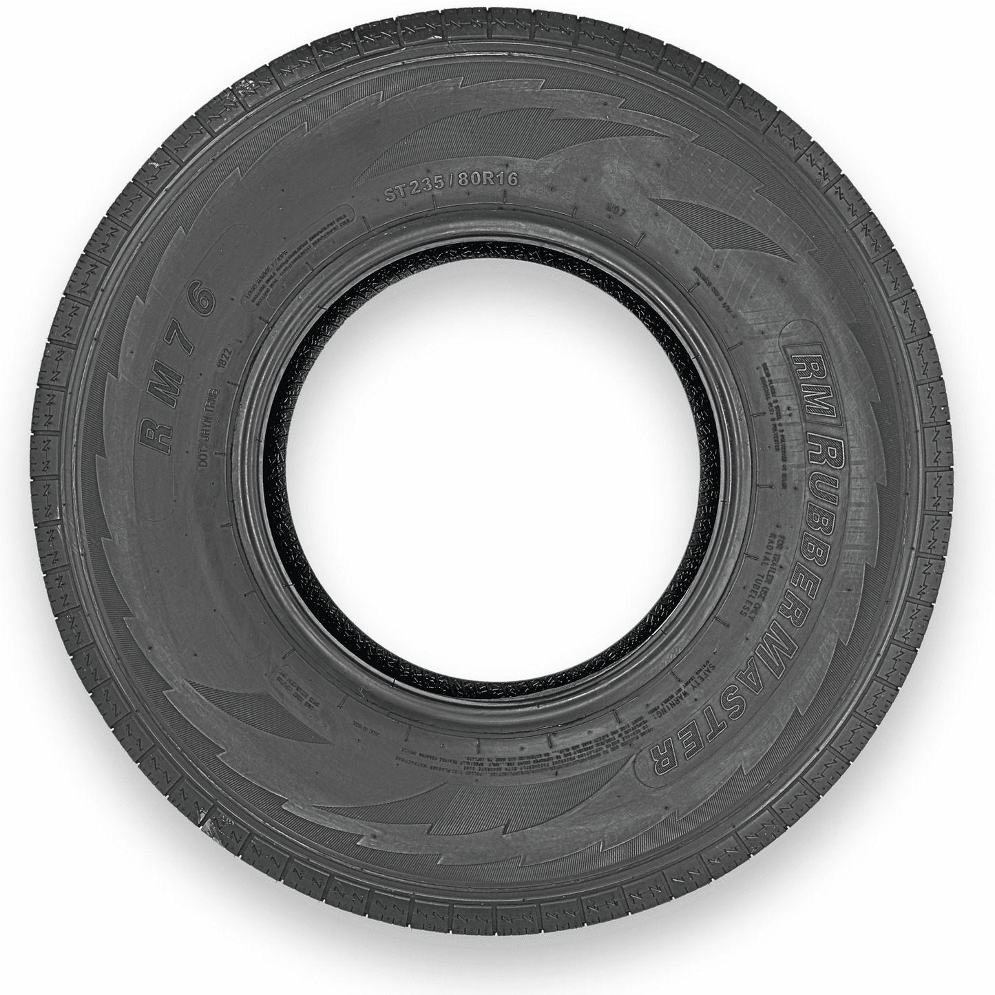 RubberMaster ST235/80R16 Highway Rib 10 Ply Tubeless