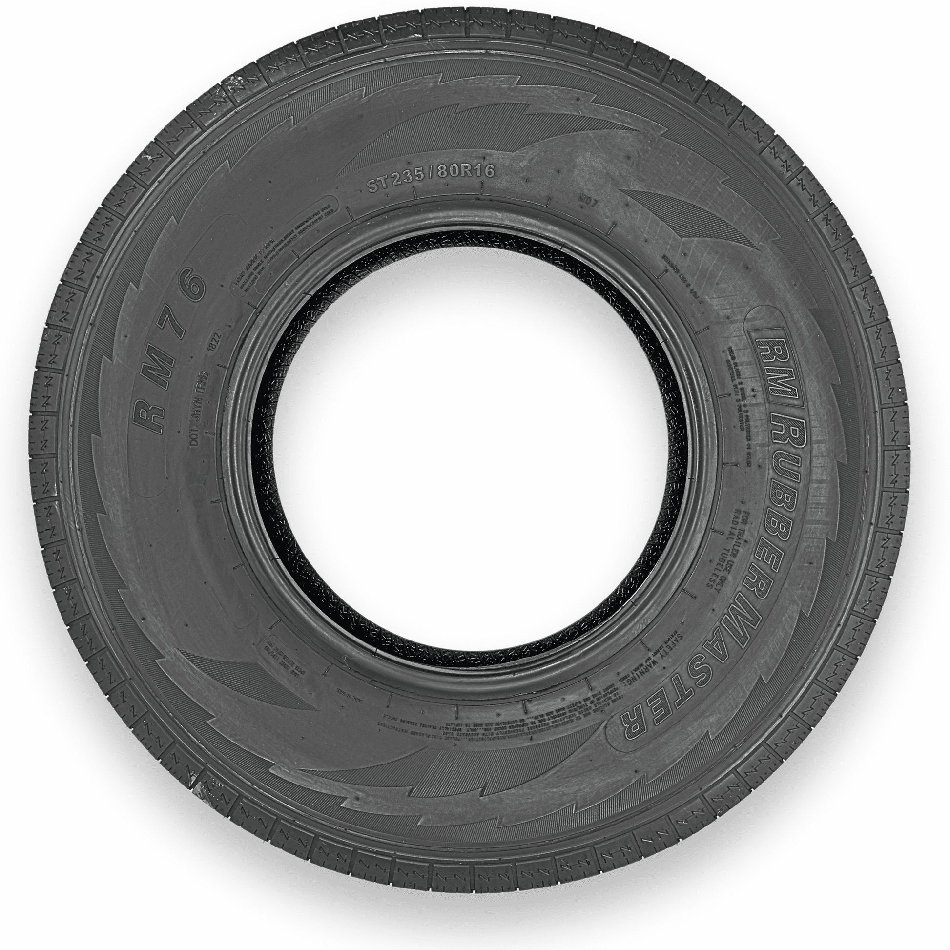 RubberMaster ST235/80R16 Highway Rib 10 Ply Tubeless