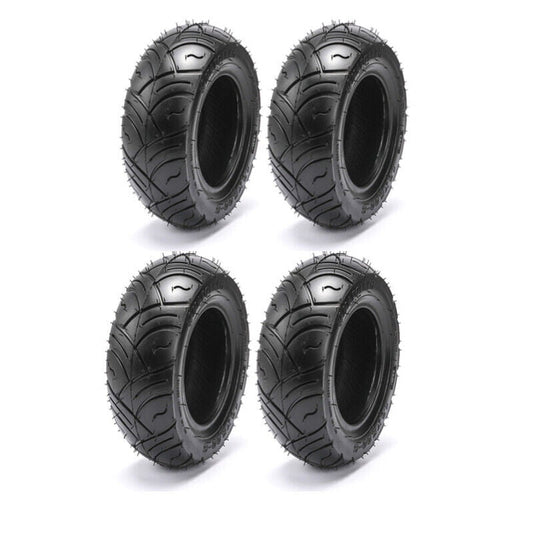 SET Of FOUR 13X5.00-6 Tubeless Street Tire Mini Chopper Scooter ATV Quad 6 inch