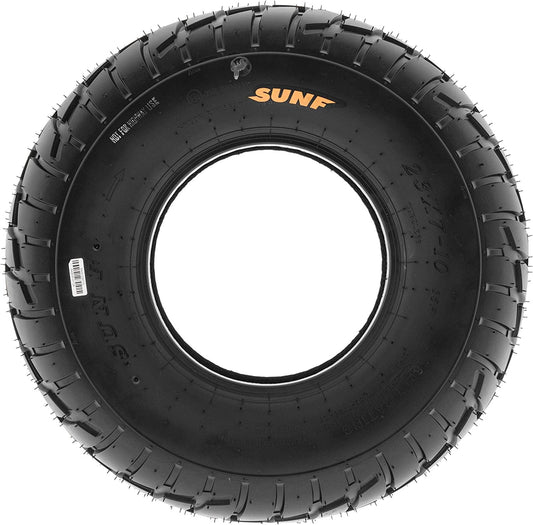 SHAORONG Pair of 2 A021 TT Sport ATV UTV Dirt & Flat Track Tires 19x6-10, 6 PR, Tubeless