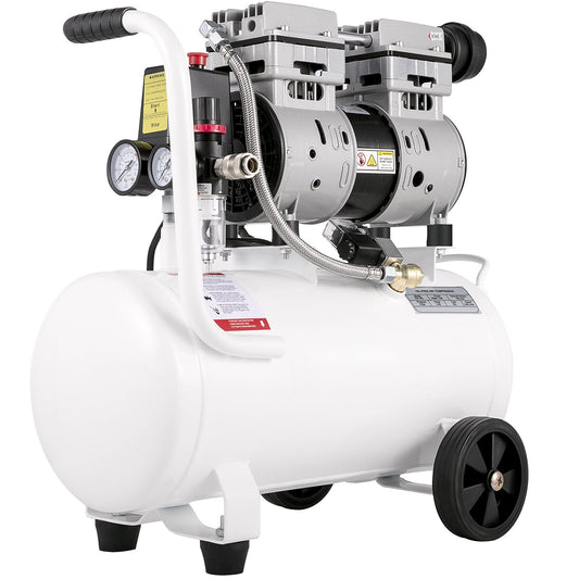 SKYSHALO Steel Tank 1 HP 115 PSI Portable Air Compressor 6.6 gal