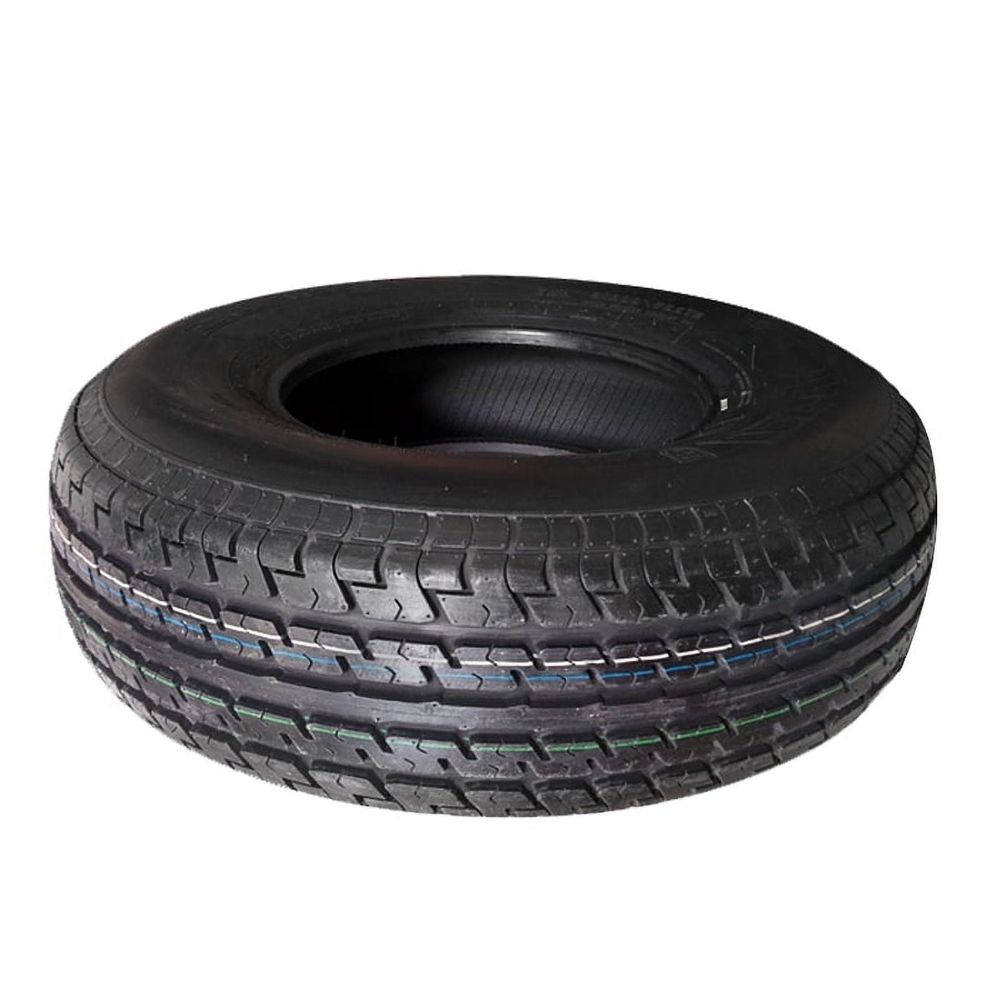 ST205/75R15 Lexani LXST-105 Trailer 107L Load Range D Black Wall Tire