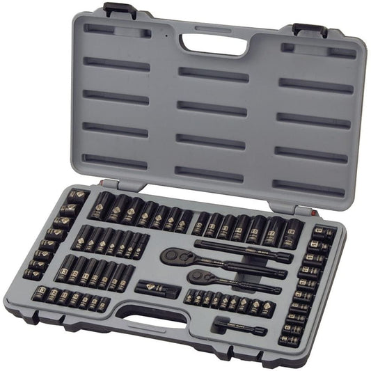 STANLEYR 92-824HB 69-Piece Black Chrome Mechanics Tool Set