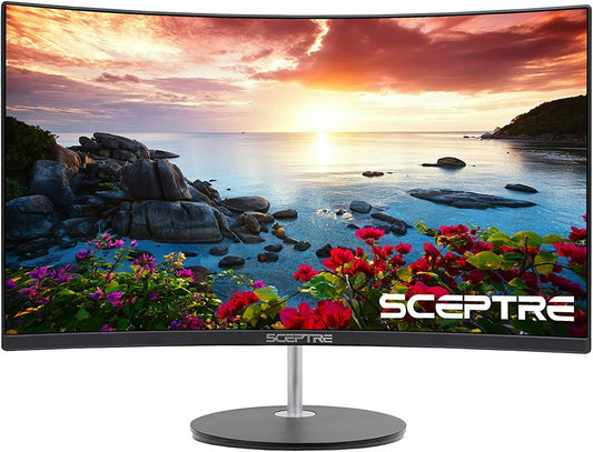 Sceptre 27" 1080p LCD Curved Computer Monitor, Black, C278W-1920RN