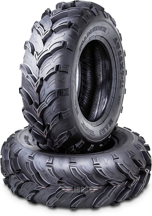 Scuff Guard 2 ATV Tires 22x7-11 22x7x11 6PR for Honda Recon 250 Suzuki Ozark 250 Mud