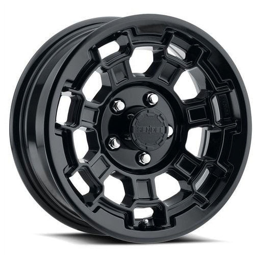 Sendel T18 14" 5-Lug Boat Camper RV Trailer Wheel Rim Gloss Black (QTY 1)