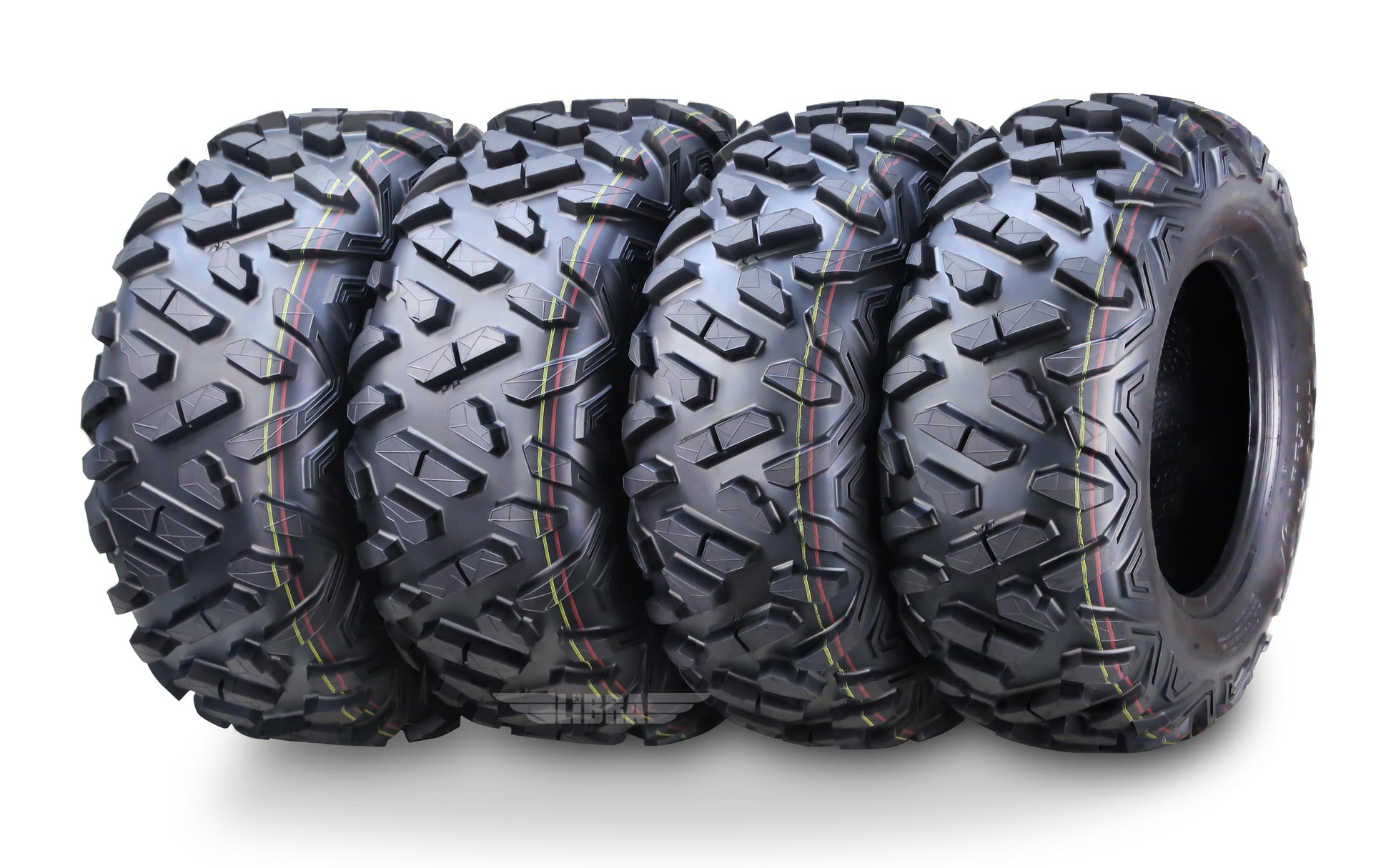 Set 2 WANDA ATV Front Tires Set 23x7-10 for 95-98 Polaris Magnum 2x4
