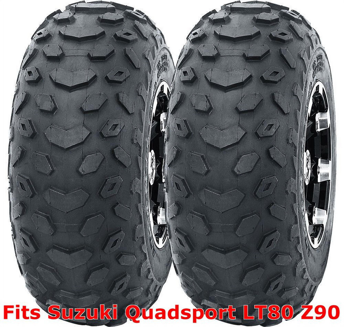 Set 2 WANDA ATV tires 19x7-8 19x7x8 Suzuki Quadsport LT80 Z90 P330