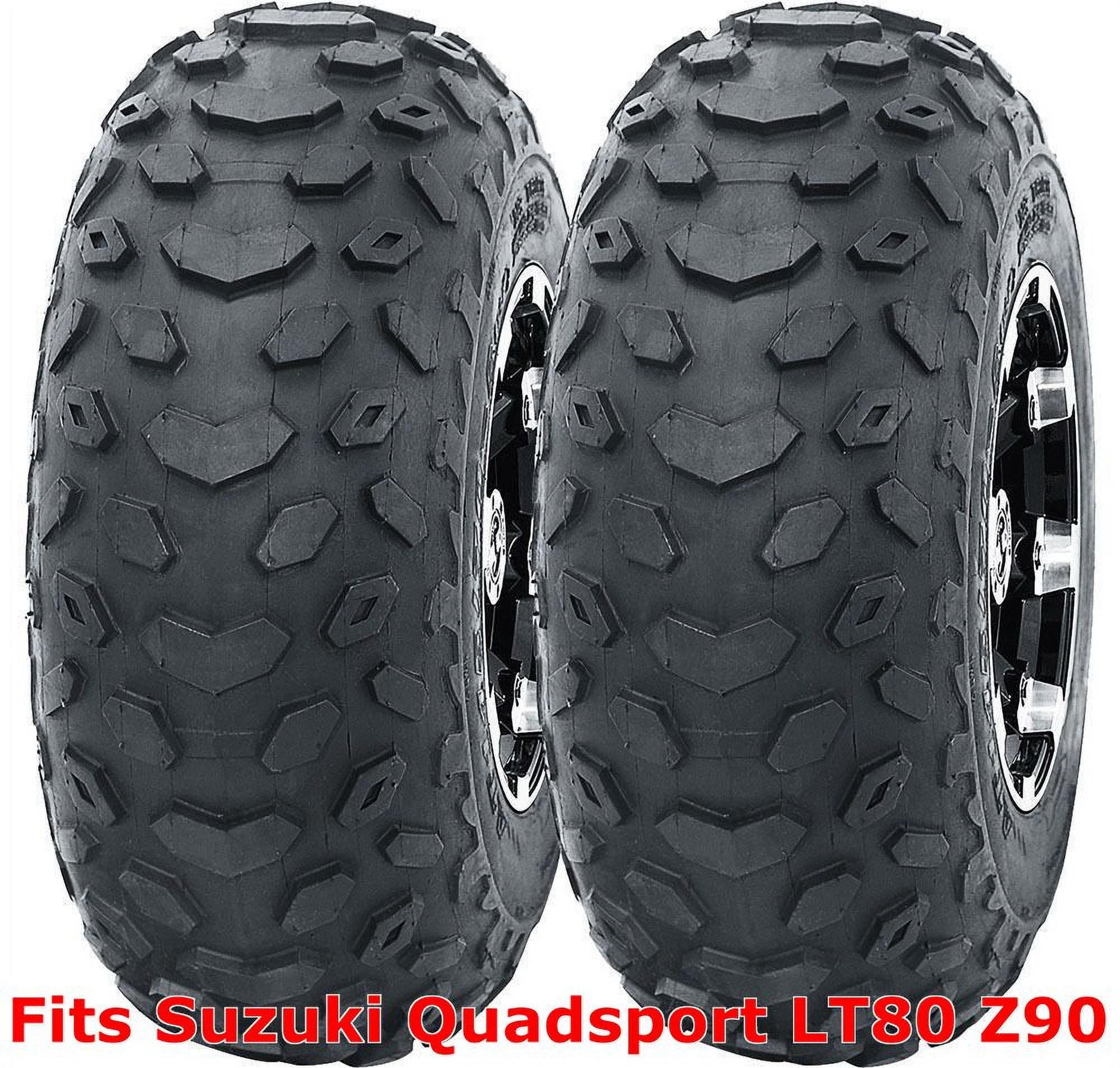 Set 2 WANDA ATV tires 19x7-8 19x7x8 Suzuki Quadsport LT80 Z90 P330
