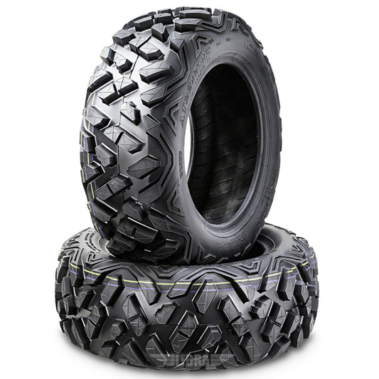 Set 2 WANDA ATV tires 22x7-12 22x7x12 6PR Bighorn Style