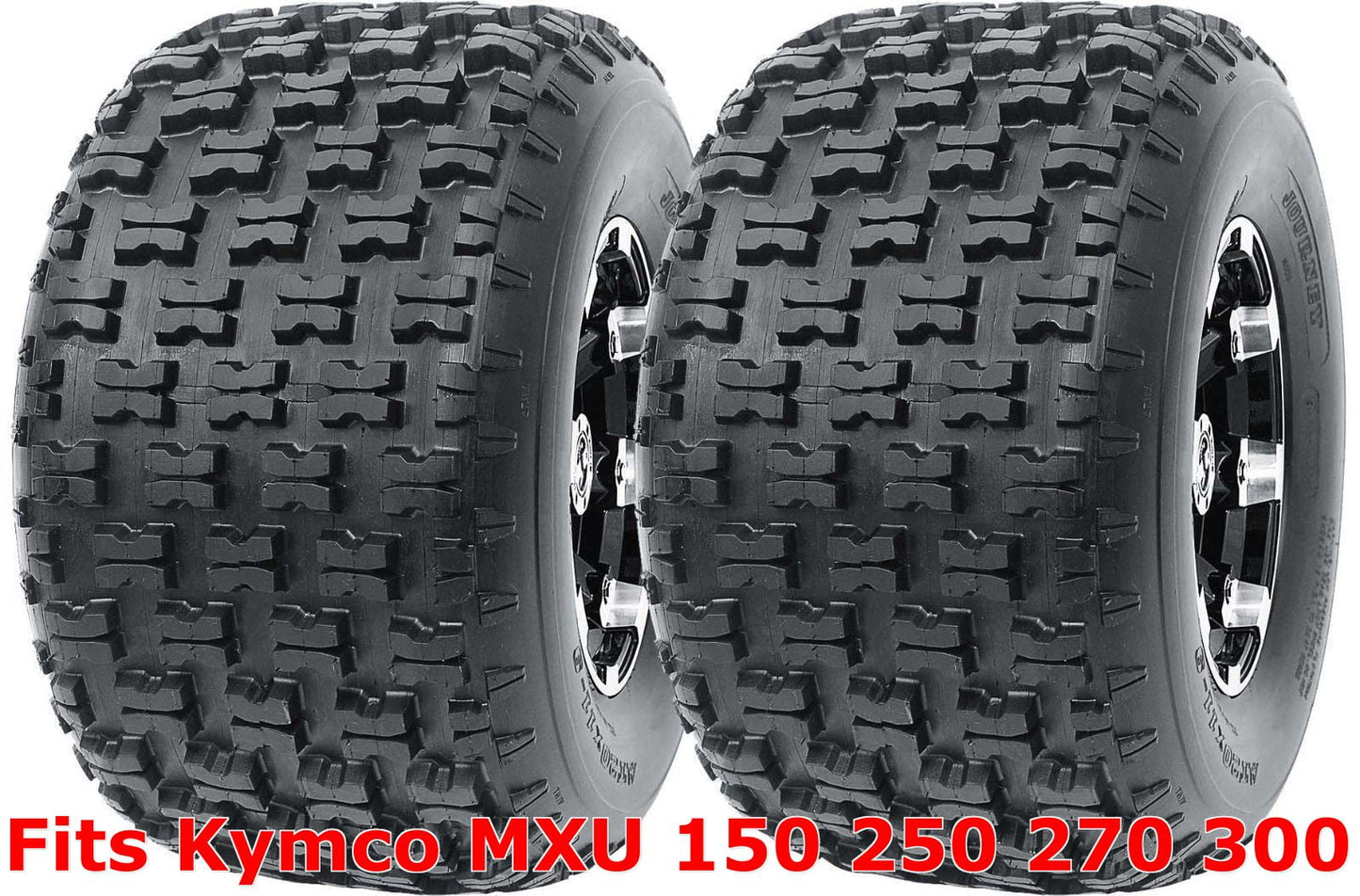 Set 2 WANDA Sport ATV Tires 22x10-10 Kymco MXU 150 250 270 300 Rear P336