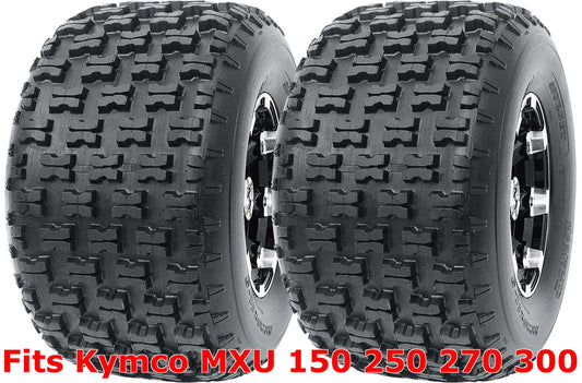 Set 2 WANDA Sport ATV Tires 22x10-10 Kymco MXU 150 250 270 300 Rear P336