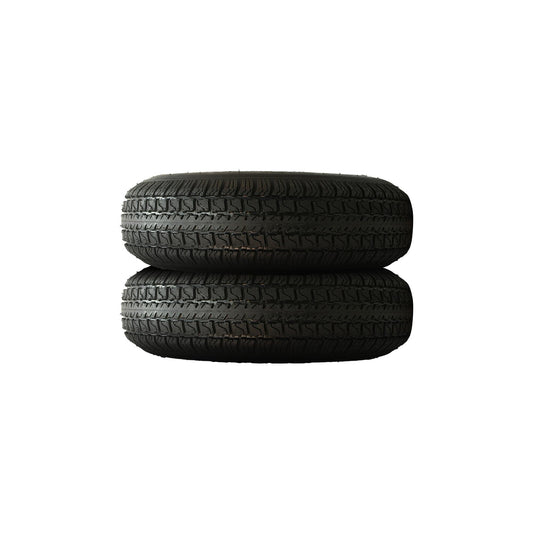 Set of 2 Hi Run JK42 Trailer ST175/80R13 91L C Tires